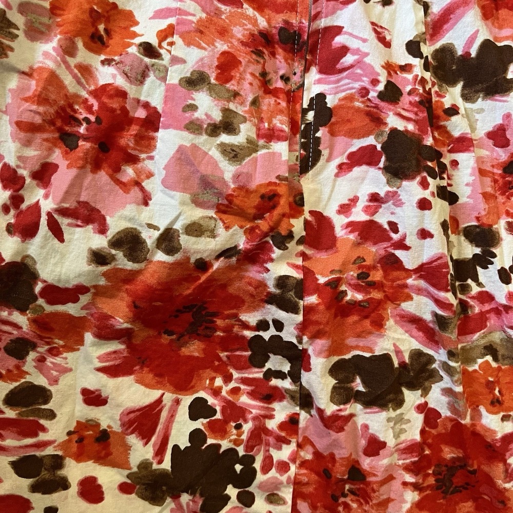 B Darlin Dress Red Floral Halter Sleeveless Size 5/6 Juniors - Picture 6 of 7